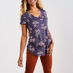 Latched Mama Vintage Floral Nursing Top